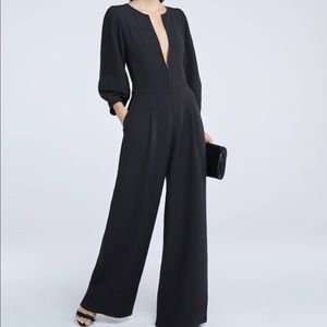 Ulla Johnson Jeanne Wide Leg Black jumpsuit
